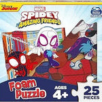 Spidey 25 Piece Jigsaw Foam Squishy Puzzle Toys Spin Master