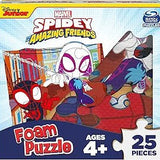 Spidey 25 Piece Jigsaw Foam Squishy Puzzle Toys Spin Master