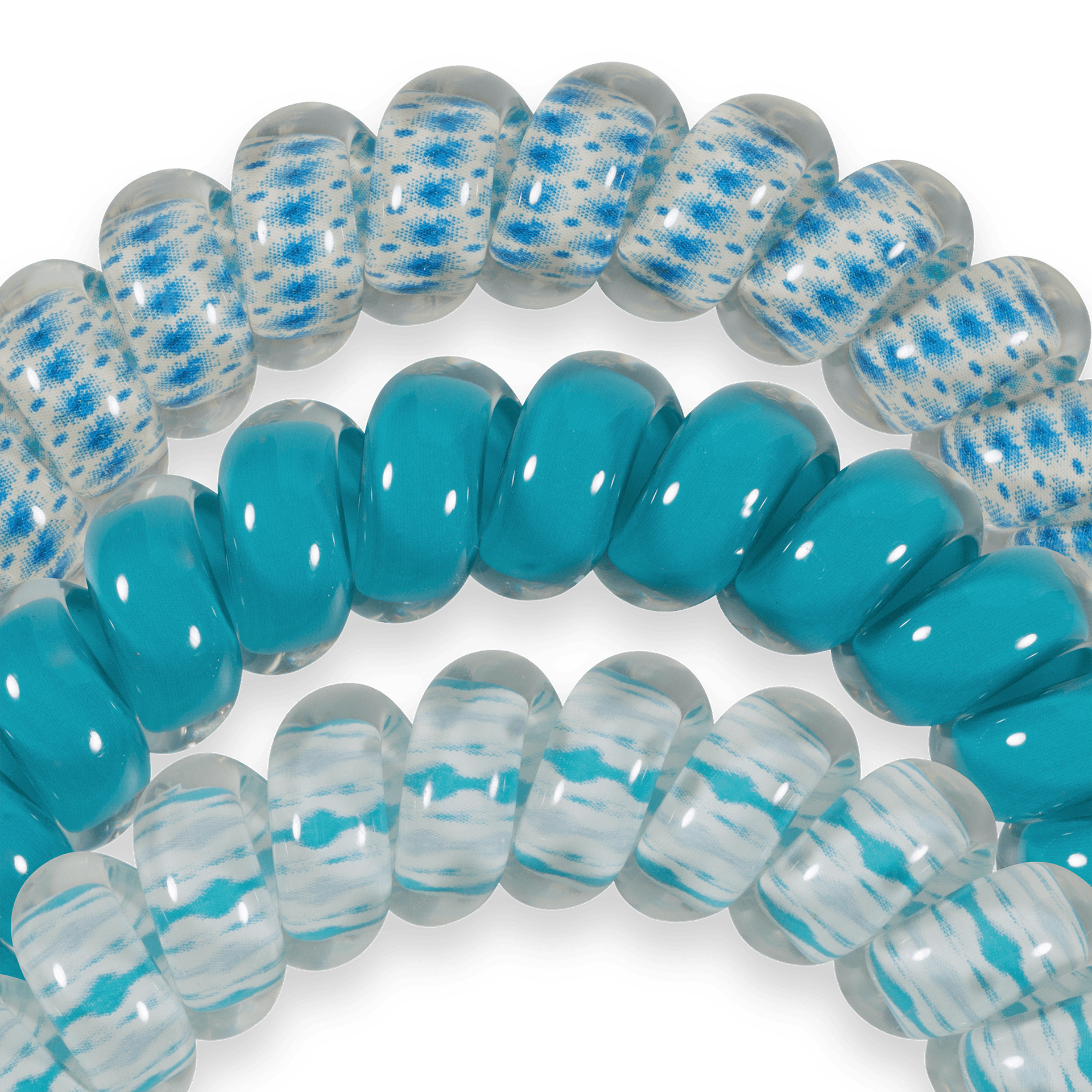 Spiral Hair Coils - Large - Soft Surf Misc Accessories TELETIES