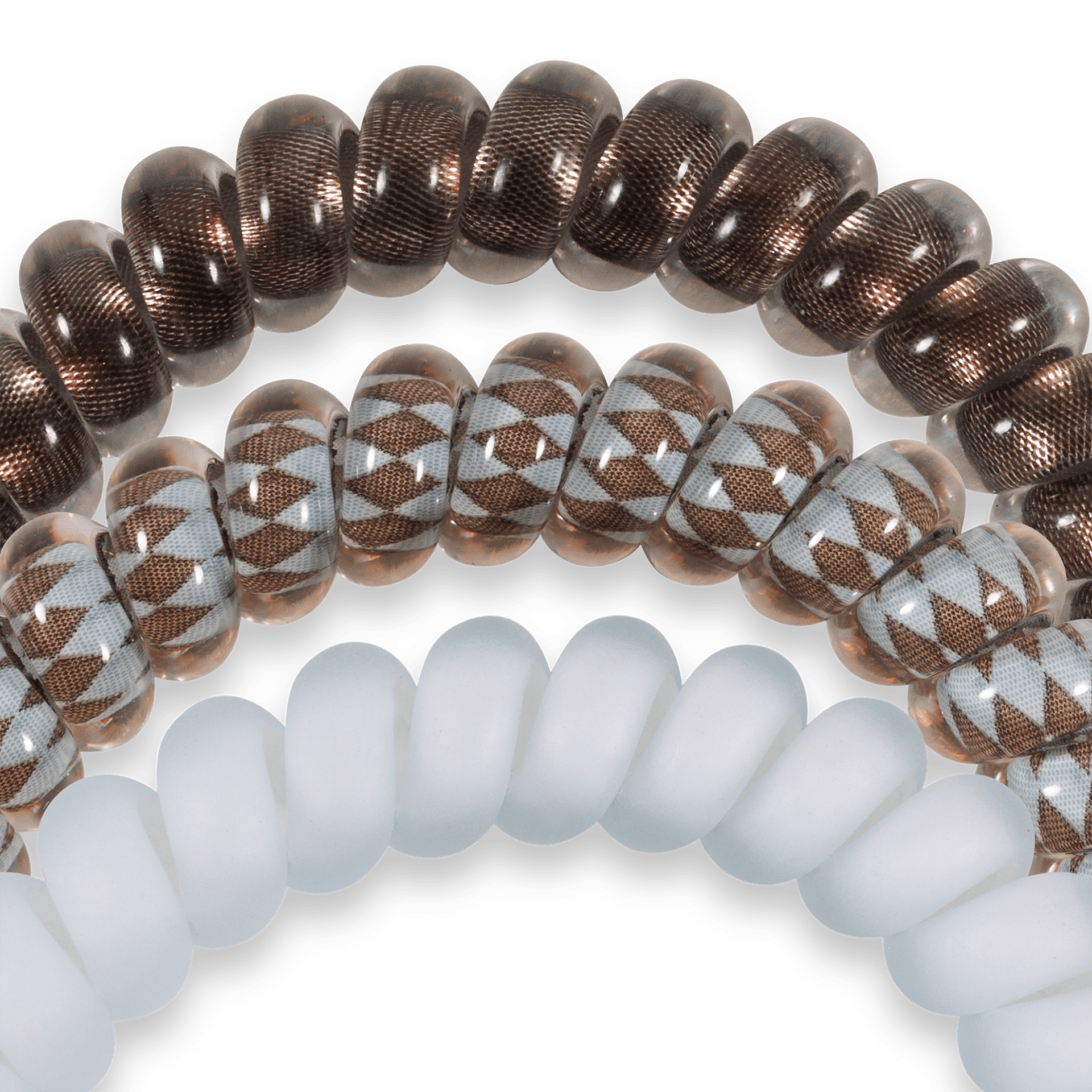 Spiral Hair Coils - Small - Truly Taupe Hair Ties Hair Accessories Teleties
