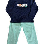 Sports Applique Boys Pant Set Boys Sets Three Sisters