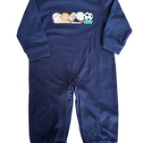 Sports Applique Boys Romper Boys Sets Three Sisters