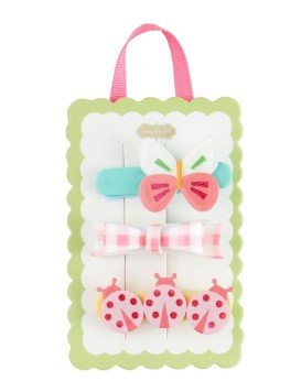 Spring Hair Clip Sets - Assorted Kids Hair Accessories Mudpie Ladybug