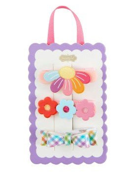 Spring Hair Clip Sets - Assorted Kids Hair Accessories Mudpie Flower