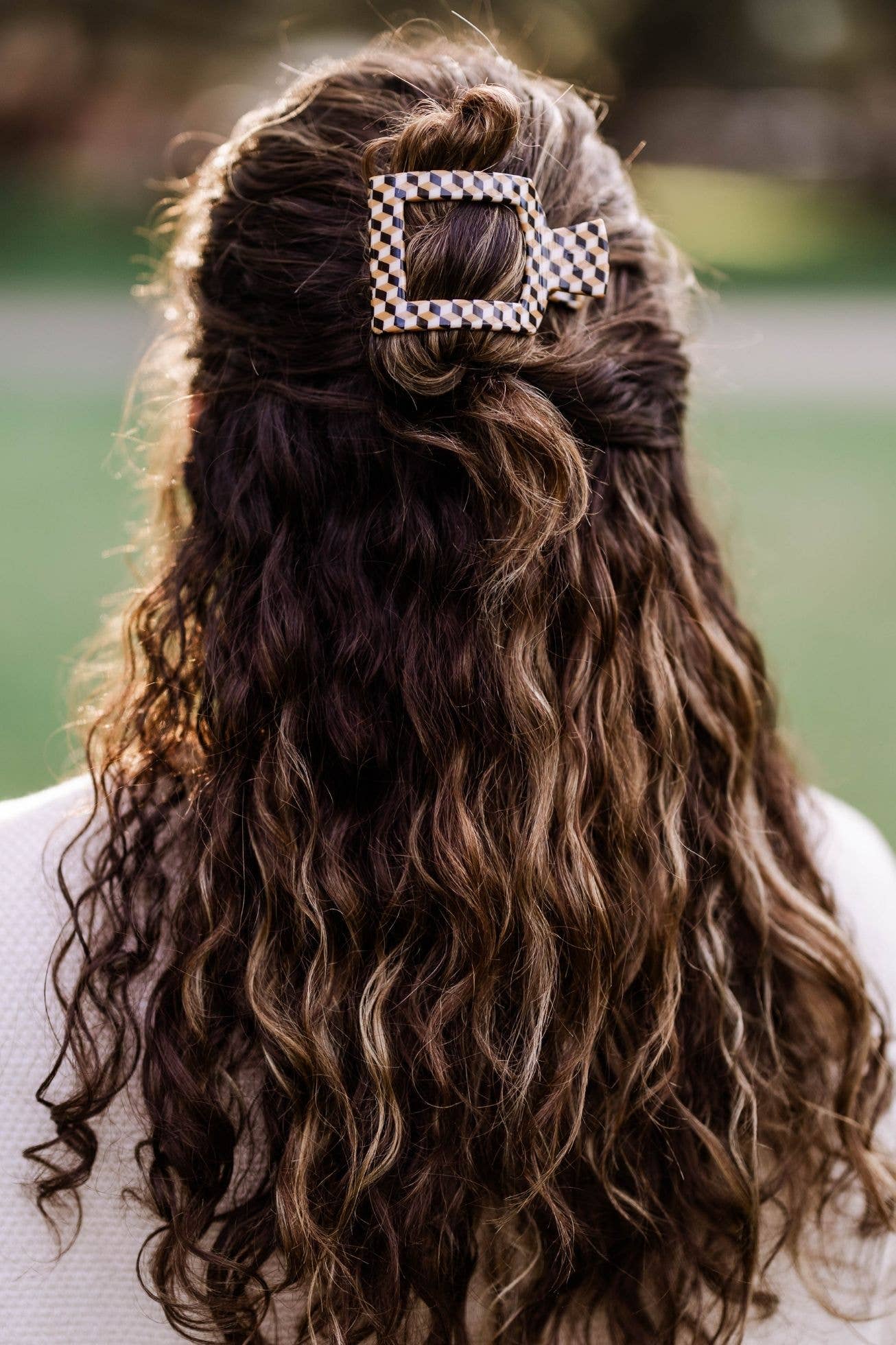 Square Flat Hair Clip - Small - Gone Glamping Hair Accessories Teleties