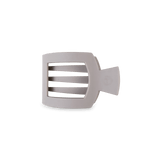 Square Flat Hair Clip - Small - Silver Flames Hair Accessories Teleties