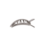 Square Flat Hair Clip - Small - Silver Flames Hair Accessories Teleties