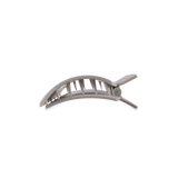 Square Flat Hair Clip - Small - Silver Flames Hair Accessories Teleties