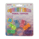 Squishy Bear Pencil Toppers Kids Misc Accessories U.S. Toy Company