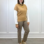 S/S Dolman Sweater w/ Pocket - Ice Latte Sweaters Tribal