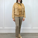 S/S Dolman Sweater w/ Pocket - Ice Latte Sweaters Tribal