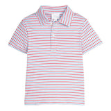 S/S Polo - Primary Stripe Boys Shirts + Polos Little English