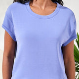 S/S Top w/ Pockets - Baja Blue Tops Tribal