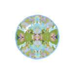 Stained Glass Green Melamine: Platter Home Decor Laura Park Designs