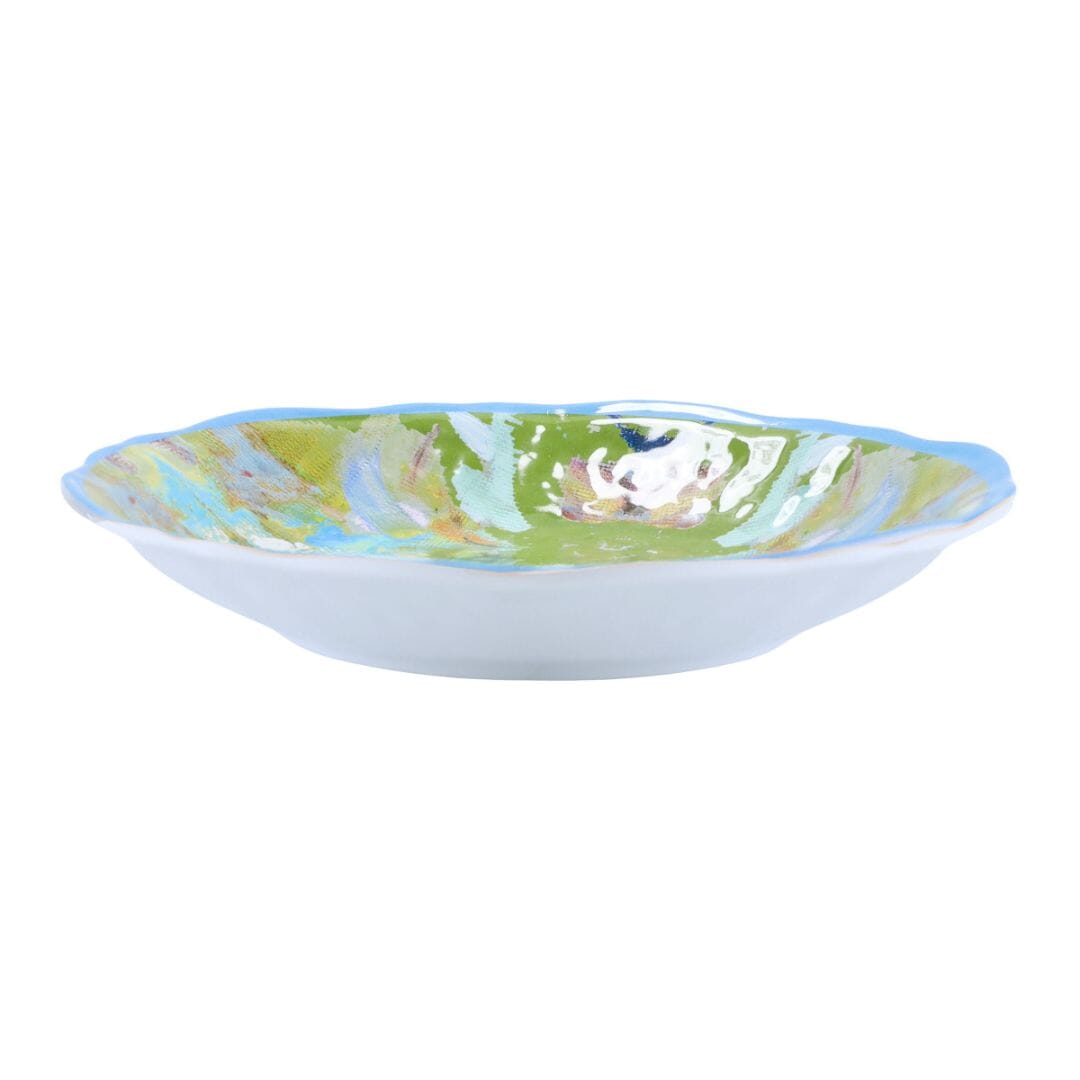 Stained Glass Green Melamine: Platter Home Decor Laura Park Designs