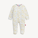 Star Signs Blue Modal Footie Baby Sleepwear Magnetic Me