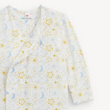 Star Signs Blue Modal Gown & Hat Set Baby Sleepwear Magnetic Me