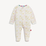Star Signs Pink Modal Footie Baby Sleepwear Magnetic Me
