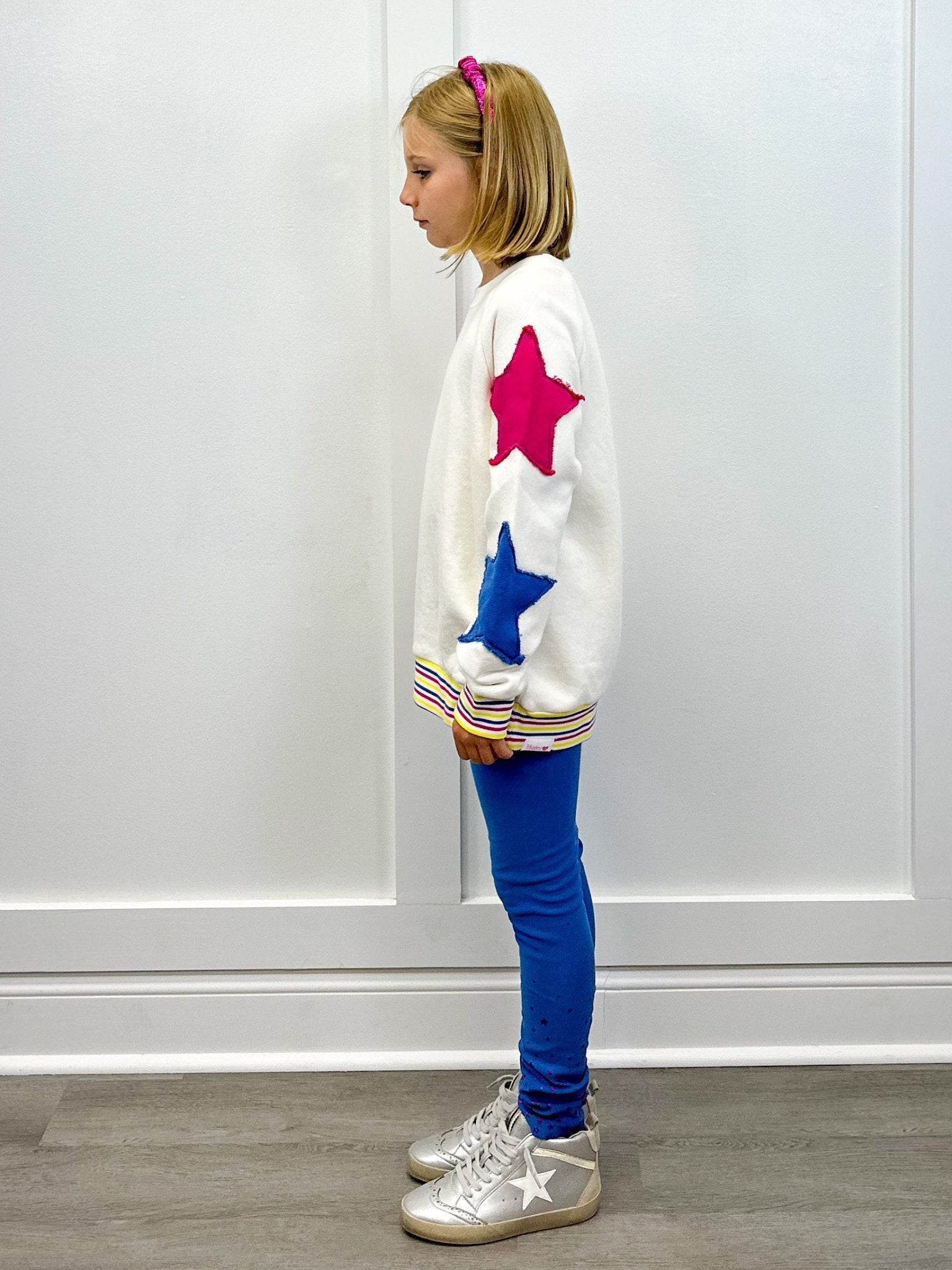 Star Slouchy Pullover Girls Sweaters + Sweatshirts Hatley