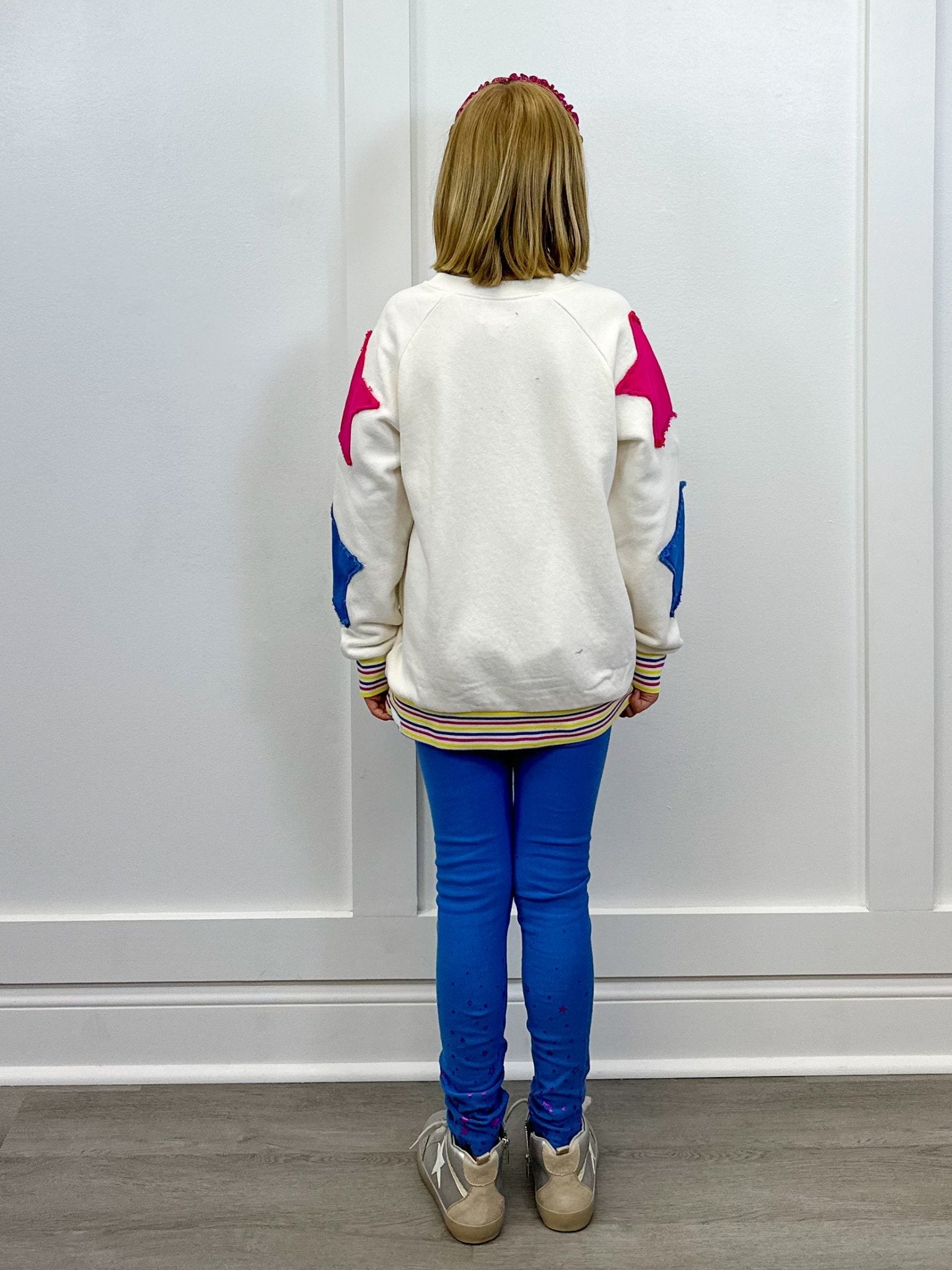 Star Slouchy Pullover Girls Sweaters + Sweatshirts Hatley