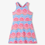 Starburst Tie Dye Active A-Line Dress Girls Play Dresses Hatley