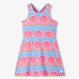 Starburst Tie Dye Active A-Line Dress Girls Play Dresses Hatley