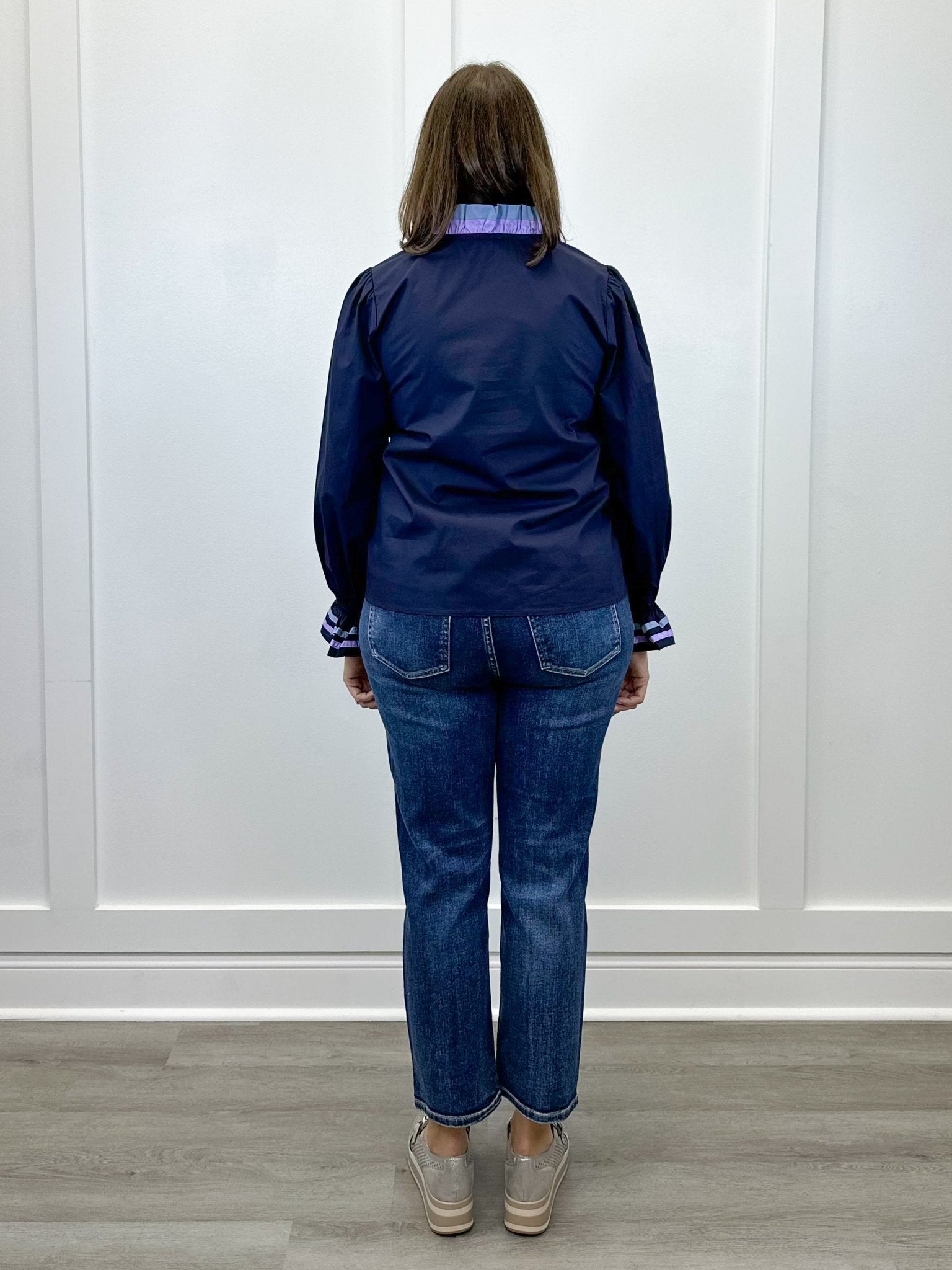 Starlight Sky Blouse - Navy Tops Jodifl