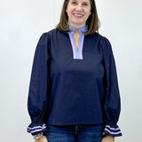 Starlight Sky Blouse - Navy Tops Jodifl