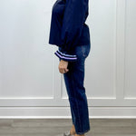 Starlight Sky Blouse - Navy Tops Jodifl