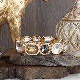 Statement Stretchy Gem Bangle: Neutrals Bracelets PennyLine inc