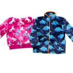 Stegosaurus Fuzzy Fleece Zip - Up Jacket - Sugar Babies Children's Boutique/Meg's Shoppe