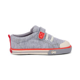 Stevie II - Gray Jersey/Red Boys Shoes See Kai Run