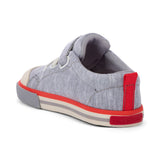 Stevie II - Gray Jersey/Red Boys Shoes See Kai Run