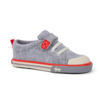 Stevie II - Gray Jersey/Red Boys Shoes See Kai Run