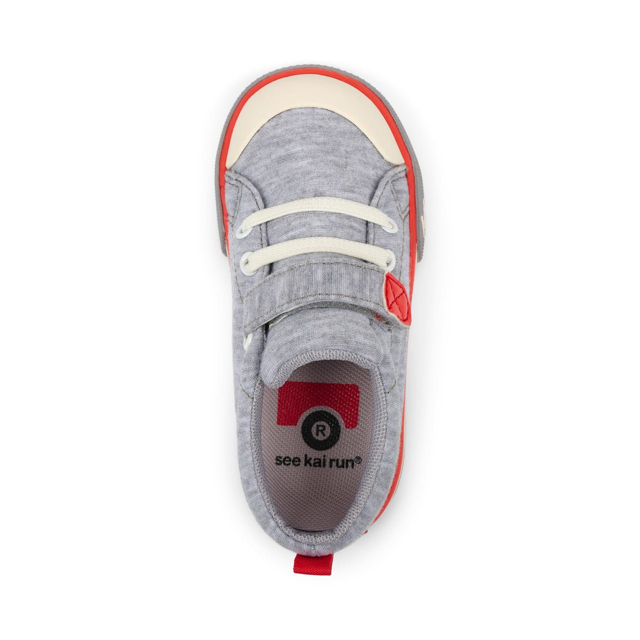 Stevie II - Gray Jersey/Red Boys Shoes See Kai Run