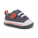 Stevie Mini - Gray Denim Boys Shoes See Kai Run