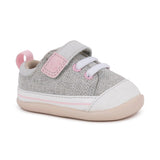 Stevie Mini - Gray Herringbone Boys Shoes See Kai Run