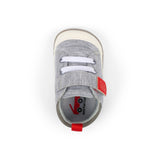 Stevie Mini - Gray Jersey/Red Boys Shoes See Kai Run