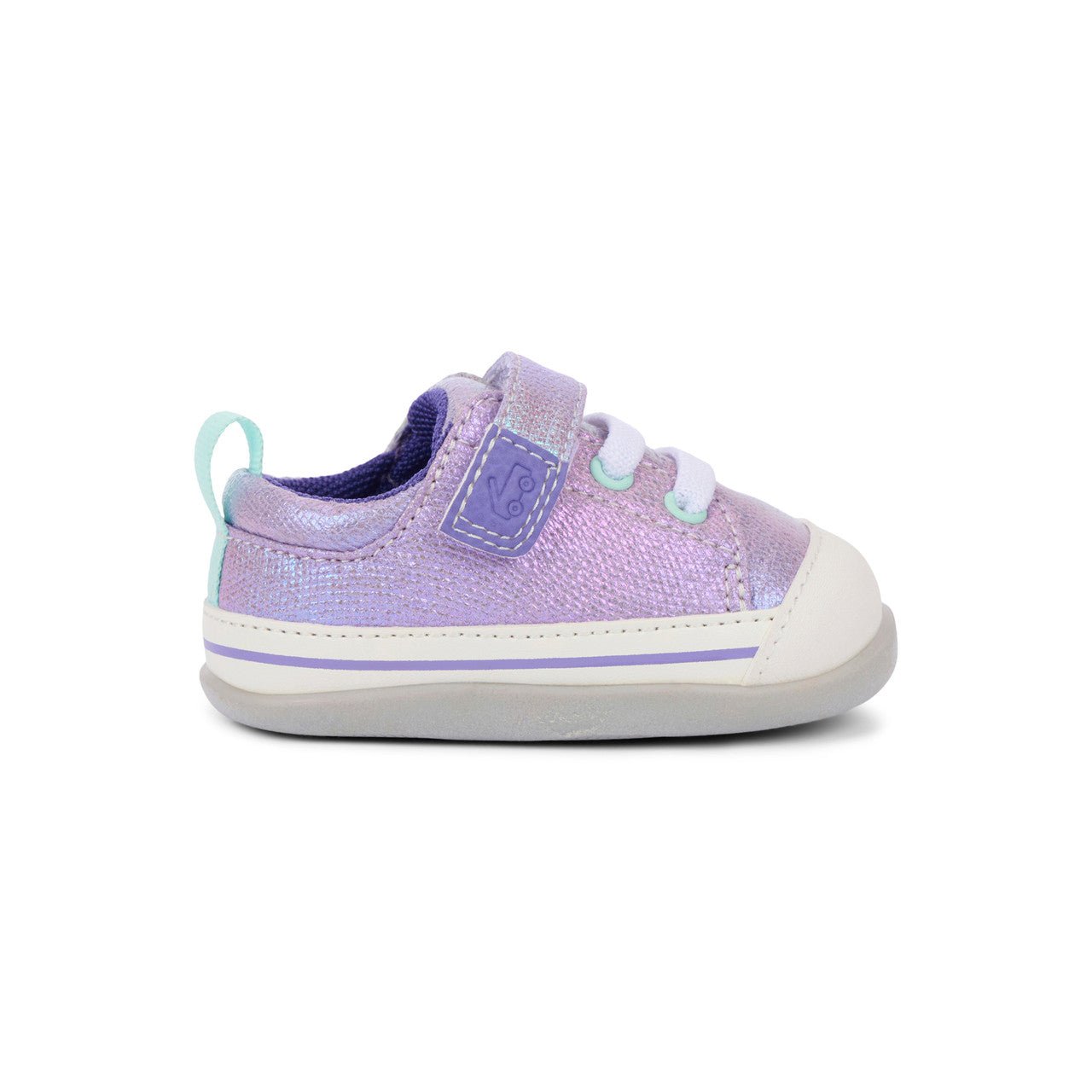 Stevie Mini - Purple Metallic Girls Shoes See Kai Run