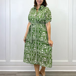Stevie's Garden Shirt Dress Long Dresses Polagram by Wellmade USA