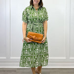 Stevie's Garden Shirt Dress Long Dresses Polagram by Wellmade USA