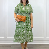 Stevie's Garden Shirt Dress Long Dresses Polagram by Wellmade USA