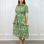 Stevie's Garden Shirt Dress Long Dresses Polagram by Wellmade USA