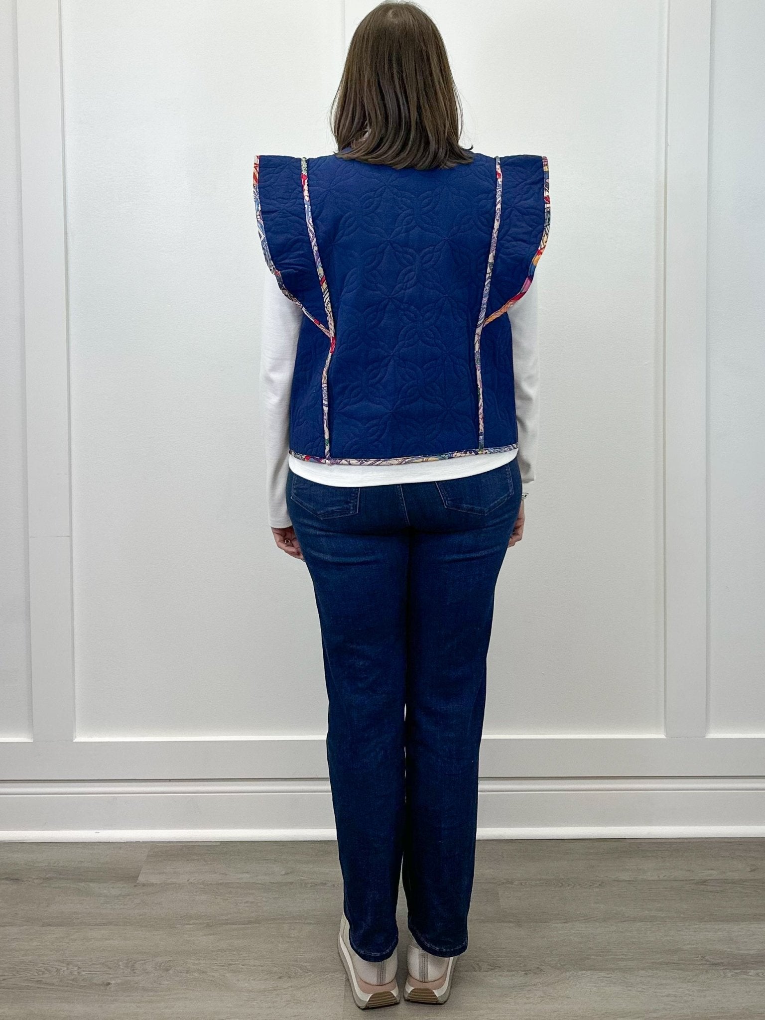 Stitch & Story Quilted Vest Outerwear &Merci