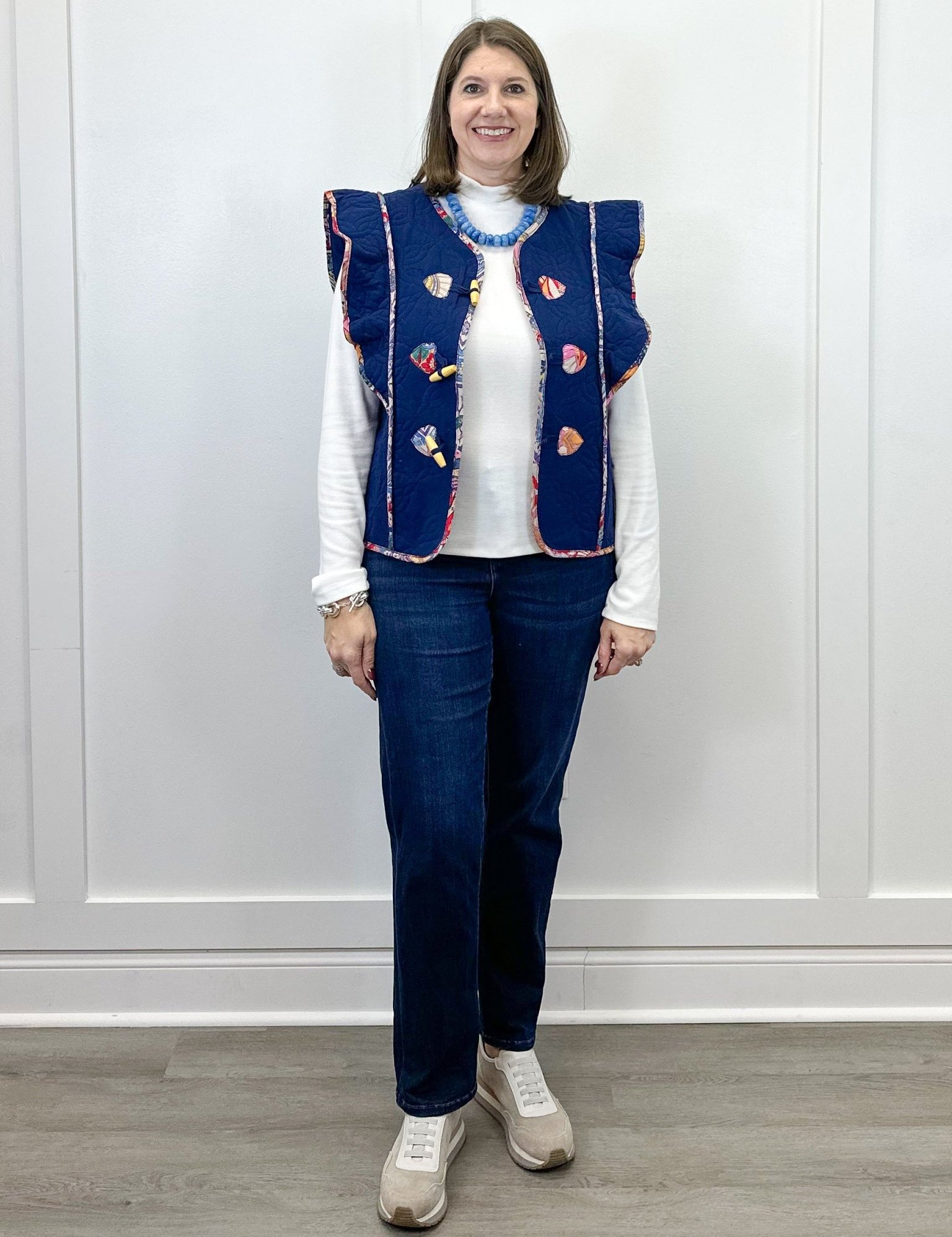 Stitch & Story Quilted Vest Outerwear &Merci