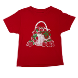 Strawberry Basket S/S Shirt - Red Girls Tops + Tees Mustard & Ketchup