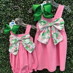 Strawberry Picking Bow Dress Girls Play Dresses Banana Split