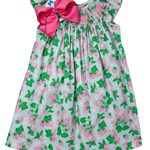 Strawberry Picking Smocked Bishop Girls Occasion Dresses Banana Split