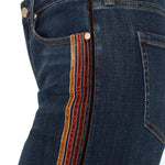 Stride Wide Leg w/ Velvet Trim - Eastmoor Jeans Liverpool