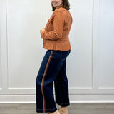 Peplum Hem Trucker Jacket - Ginger Spice Outerwear Liverpool
